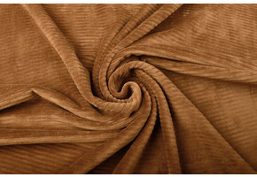 Cotton Jersey Corduroy Wide Mocha Brown