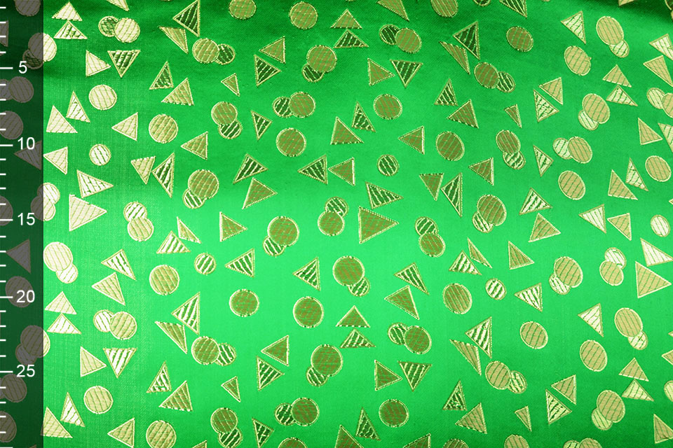 Brocade Derecha Grass Green