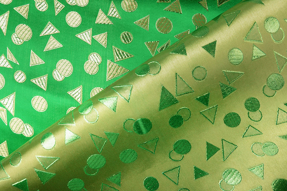 Brocade Derecha Grass Green