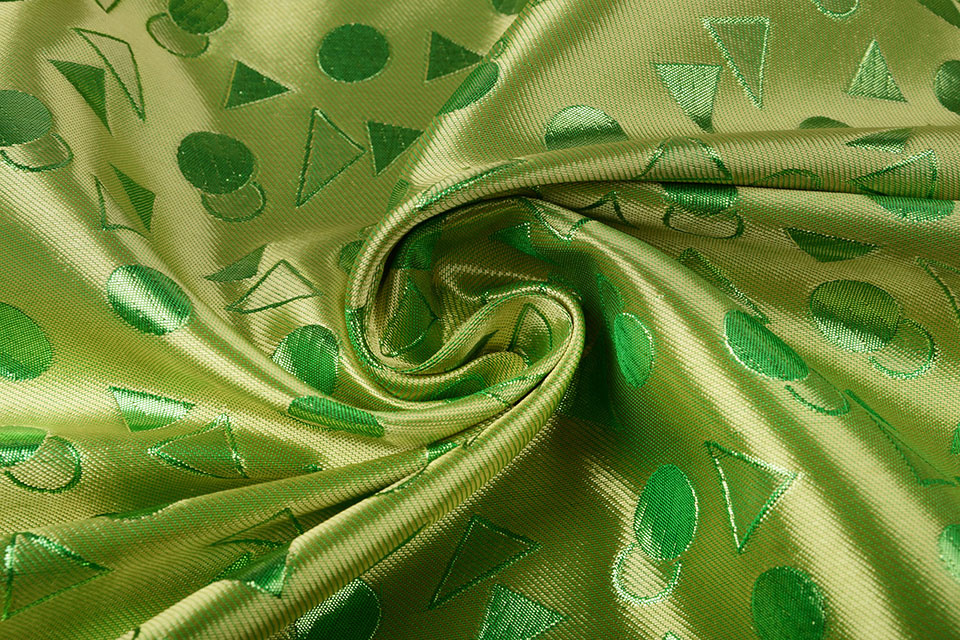 Brocade Derecha Grass Green