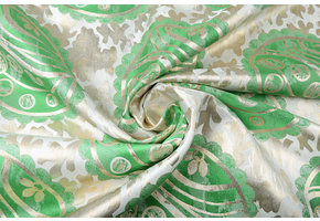 Brocade Jua Circle Creme Green