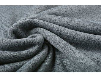 Strickfleece 2-Tone Grau
