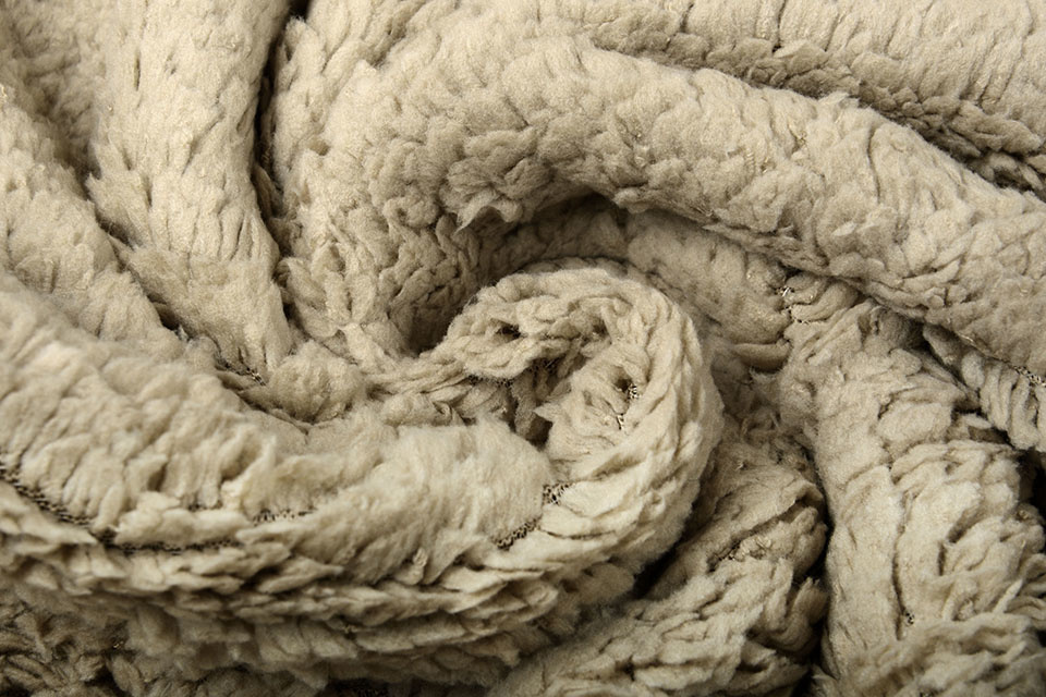 Curly Teddy Dark Beige