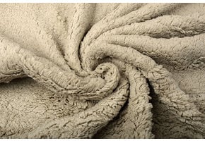 Teddy Stof  Donker Beige