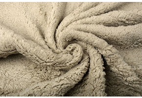 Teddystoff  Dunkelbeige