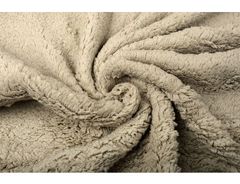 Teddystoff  Dunkelbeige