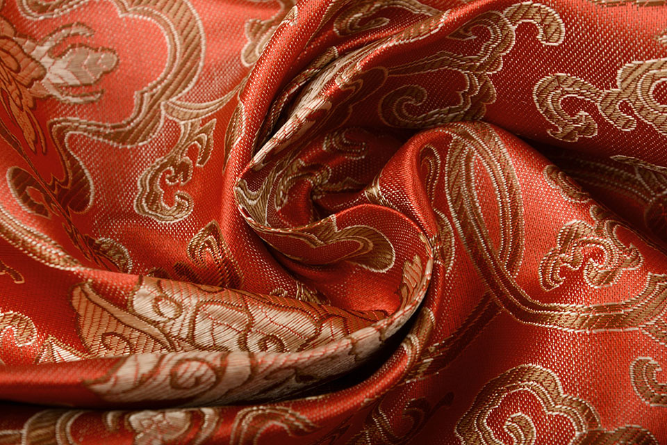 Brocade Ornament Baroque Red