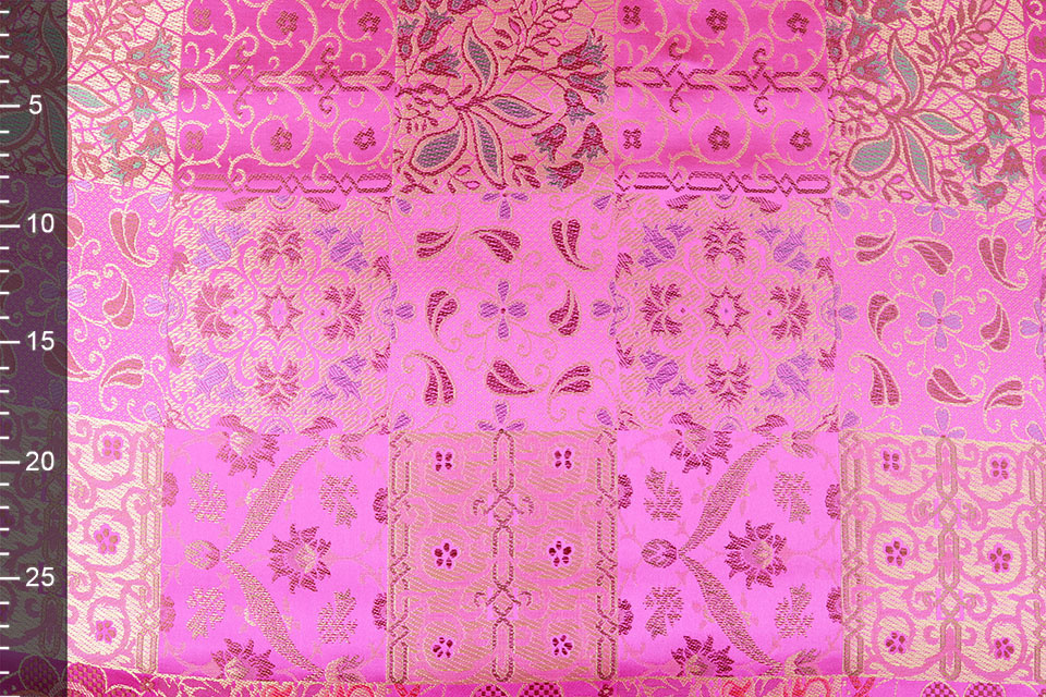 Brocade Indian Tile Fuchsia