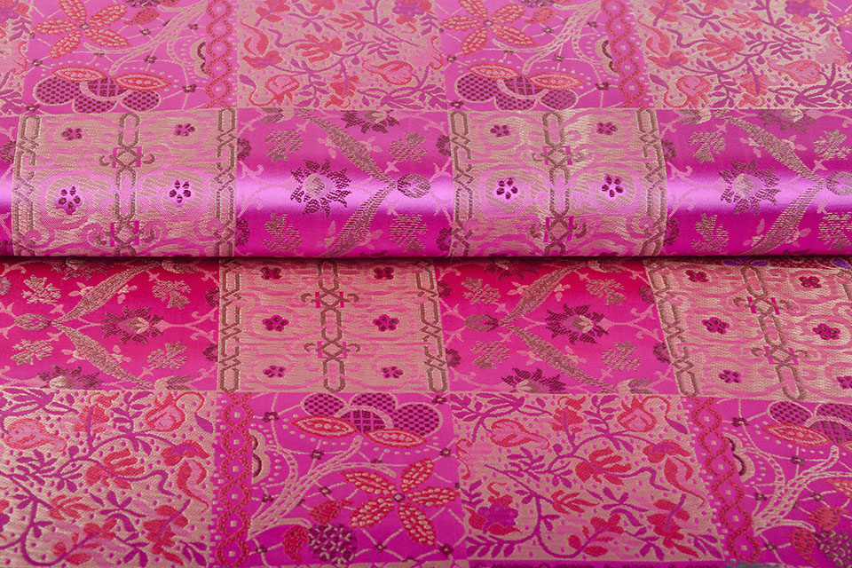 Brocade Indian Tile Fuchsia