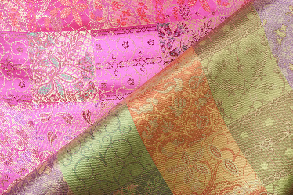 Brocade Indian Tile Fuchsia