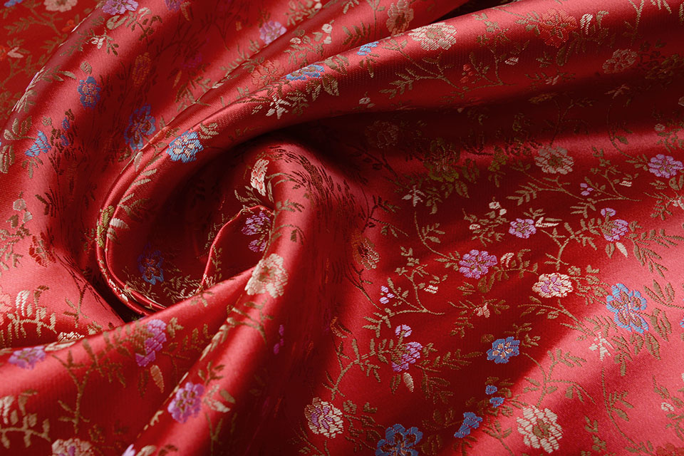 Brocade Maua Madogo Red