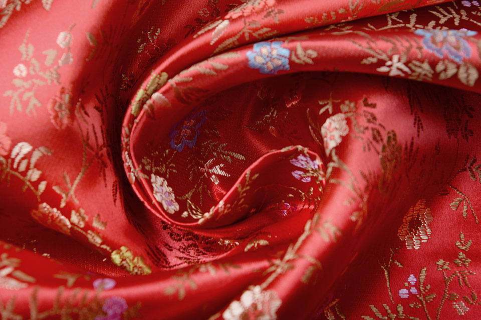 Brocade Maua Madogo Red