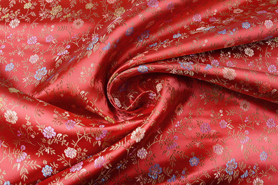 Brocade Maua Madogo Red