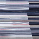 Lycra Tricot Strepen Blauw Wit