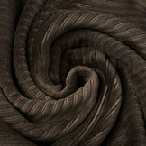 Katoenen Tricot  Corduroy Brede Rib Donker Bruin