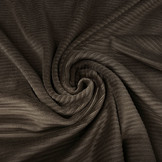 Katoenen Tricot  Corduroy Brede Rib Donker Bruin