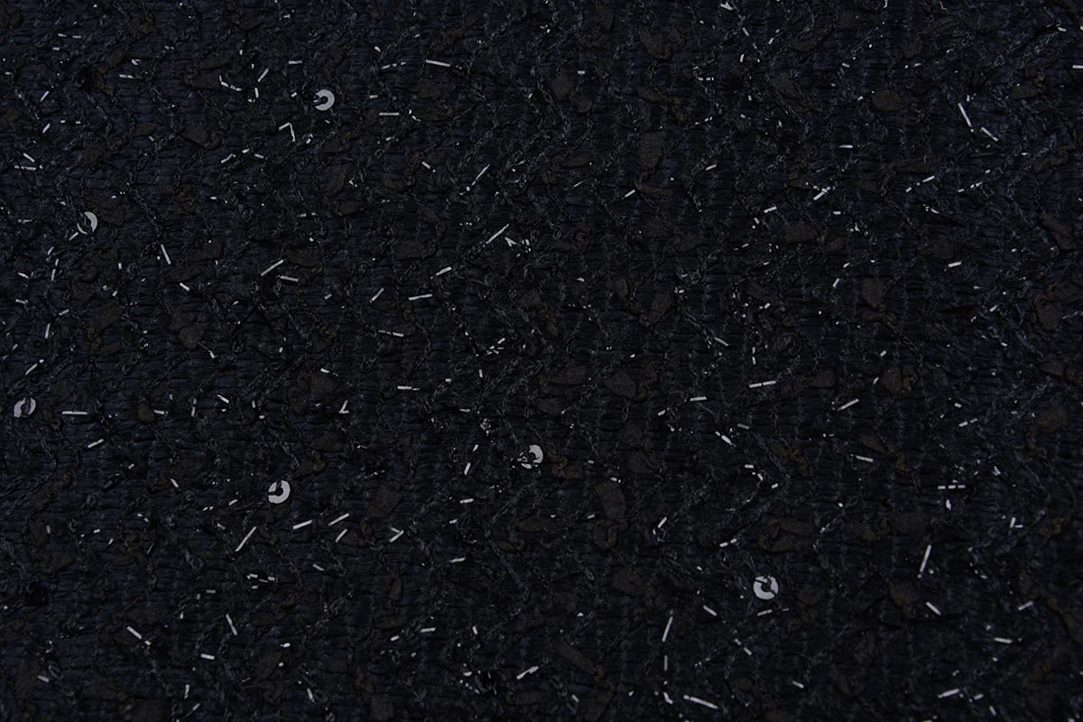 Lace with Sequins and Lurex Black