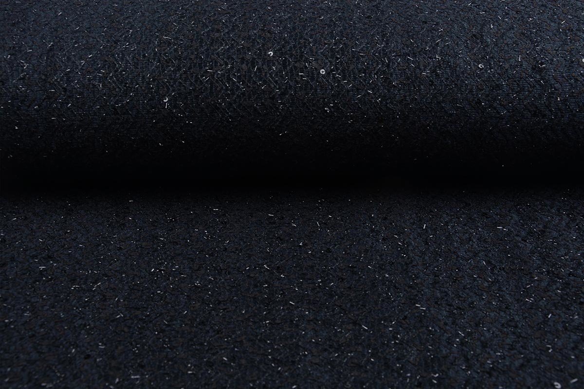 Lace with Sequins and Lurex Black