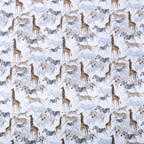100% Digital Cotton African Animals