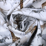 100% Digital Cotton African Animals