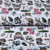 100% Digital Cotton Jungle Safari