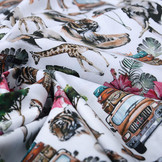 100% Digital Cotton Jungle Safari