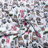 100% Digital Cotton Jungle Safari