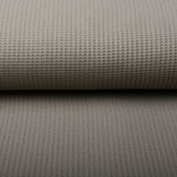 Baby Jersey Waffelpiqué Baumwolle Taupe