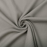 Baby Jersey Waffelpiqué Baumwolle Taupe