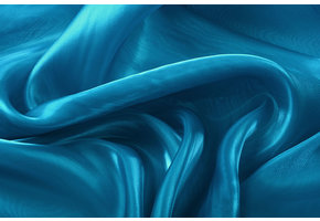 Korean Silk Petrol Blue