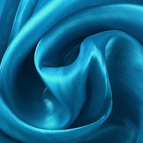 Korean Silk Petrol Blue