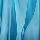 Korean Silk Petrol Blue