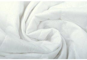 Gewatteerde Poplin Off-White