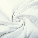 Gewatteerde Poplin Off-White