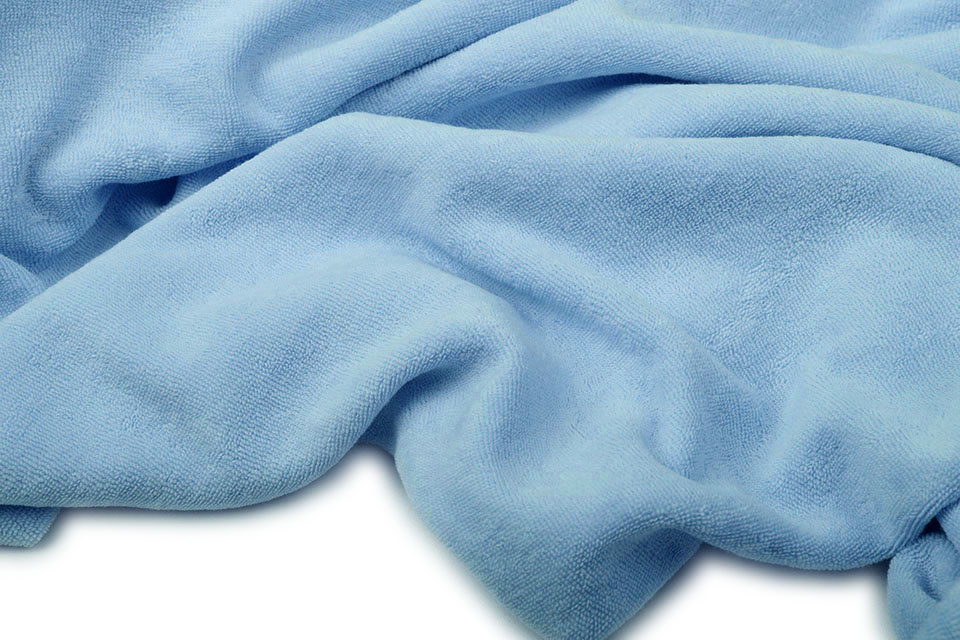 Stretch Frottee Babyblau