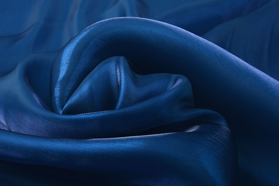 Korean Silk Politie Blauw
