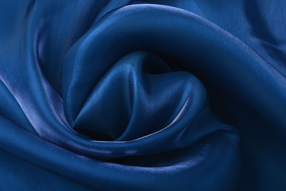 Korean Silk Politie Blauw