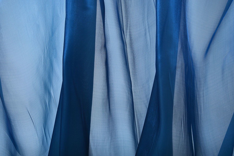 Korean Silk Politie Blauw