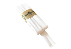 Jersey Bias Binding White