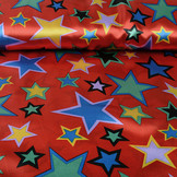 Poly Satin Clown Star