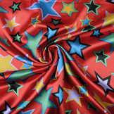 Poly Satin Clown Star