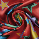 Poly Satin Clown Star