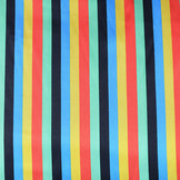 Poly Satin Clown Streifen