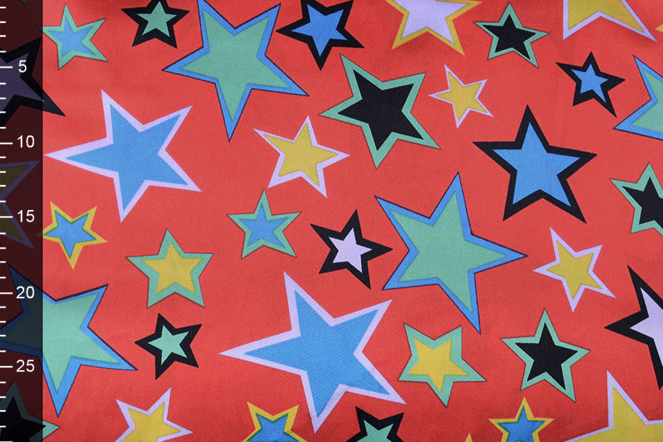 Poly Satin Clown Sterne