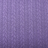 Strickstoff Zopfmuster Jersey Dunkelflieder