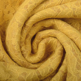 Lined Wool Lace Flower Petals Ocher