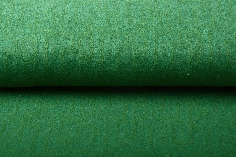 Gefütterte Wollspitze Blocco Grün