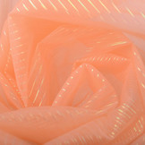 Organza Bedruckt Streifen Lachs