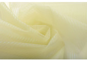 Organza Printed Stripes Light Gold