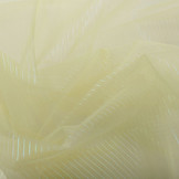 Organza Bedrukt Strepen Licht Goud